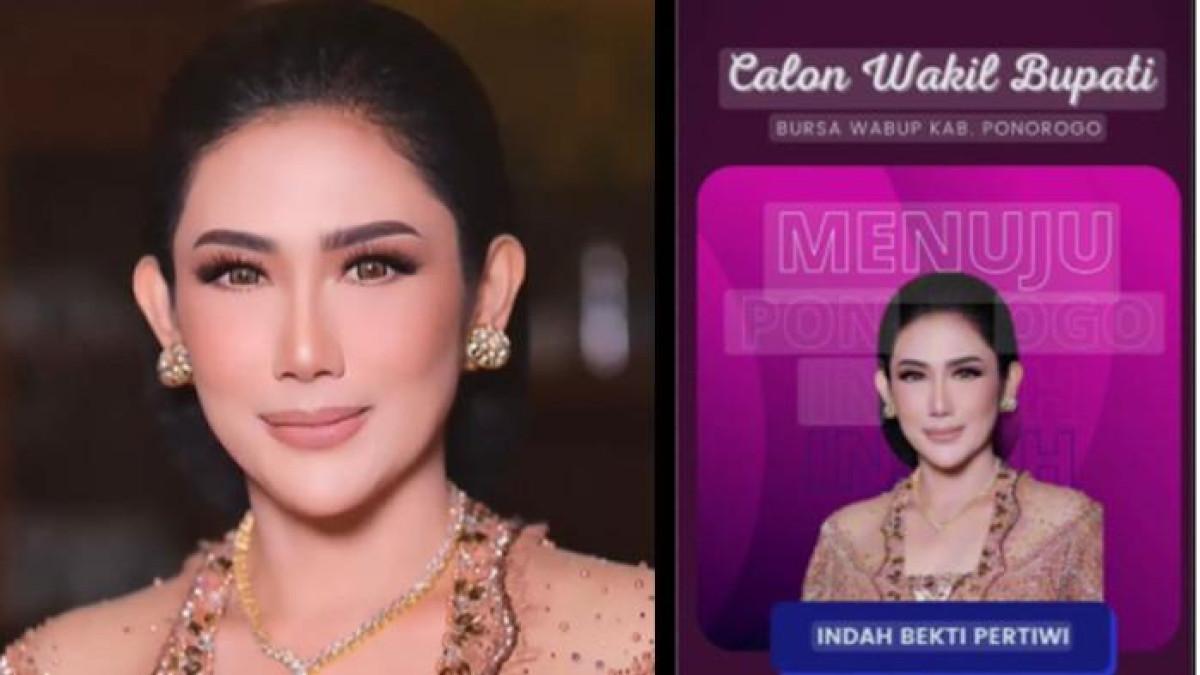 OTT KPK DI PONOROGO - Sosok Indah Pertiwi, perempuan yang menarik perhatian yang kabarnya juga terlibat dalam dugaan praktik jual beli jabatan di Pemkab Ponorogo.