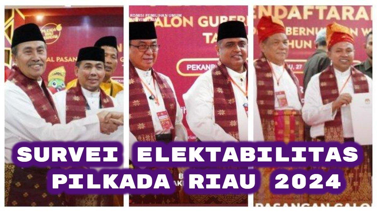 Survei Elektabilitas Pilkada Riau 2024, Syamsuar vs Muhammad Nasir vs Abdul Wahid, Siapa Terkuat?