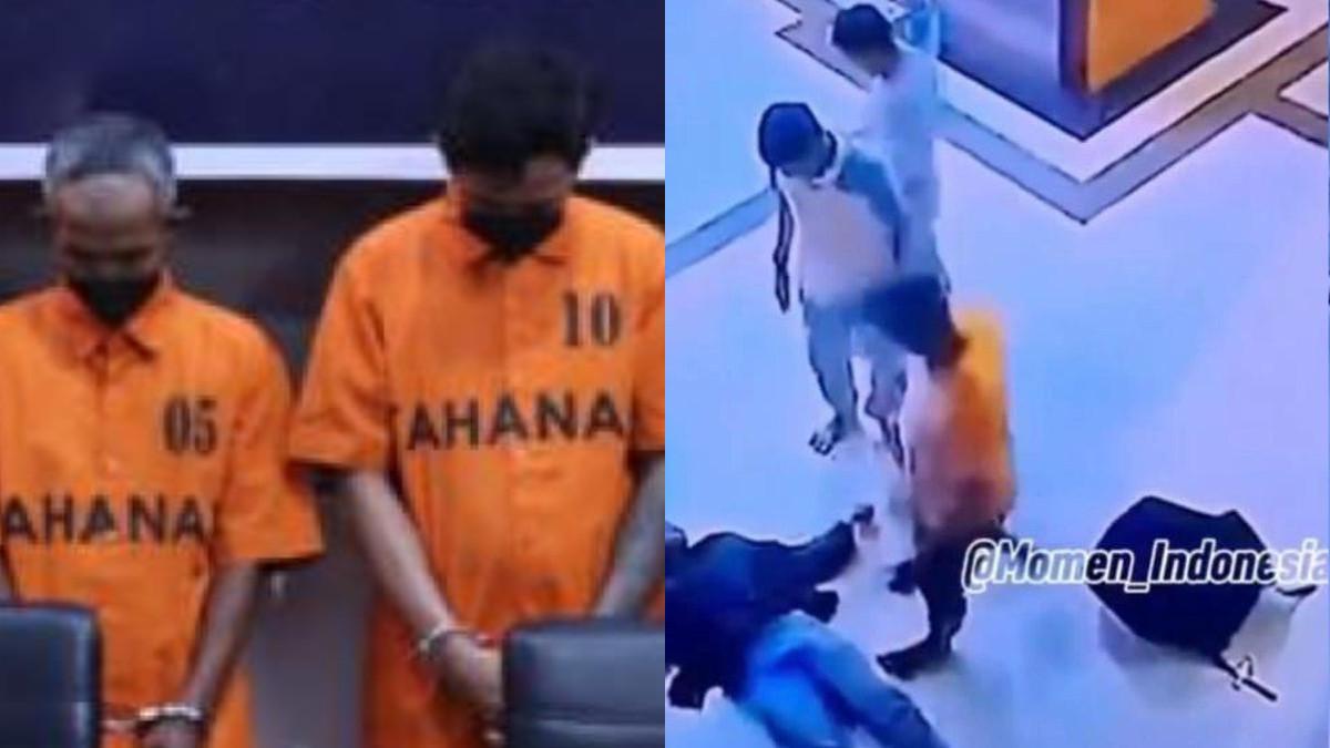 TAMPANG PELAKU PENGEROYOKAN - Tampang lima pelaku yang habisi Arjuna Tamaraya di Masjid Agung Sibolga akhirnya terungkap.