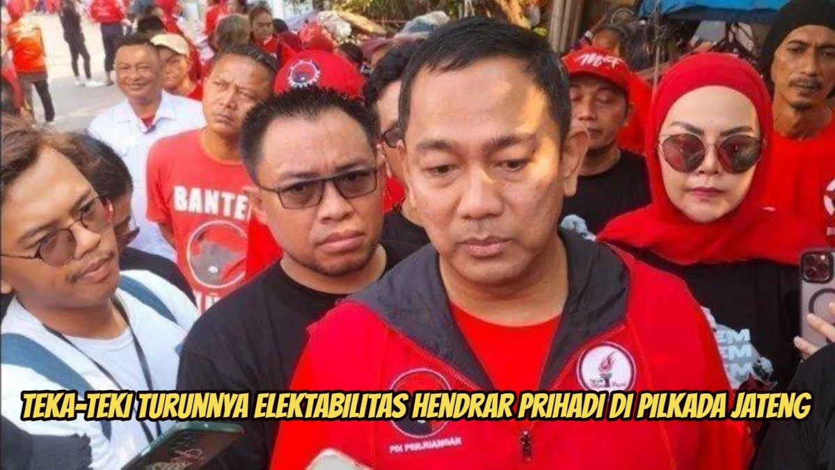 Teka-teki Turunnya Elektabilitas Hendrar Prihadi di Jateng, Sempat Teratas Kini Angkanya Rendah