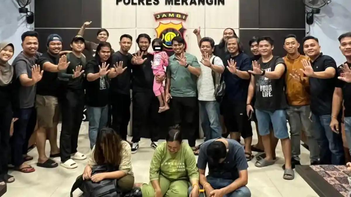 PENCULIKAN ANAK - Tiga penculik anak ditangkap tim gabungan Polda Jambi, Polres Merangin dan Polrestabes Makassar. Penculik Bilqis ditangkap di Jambi.