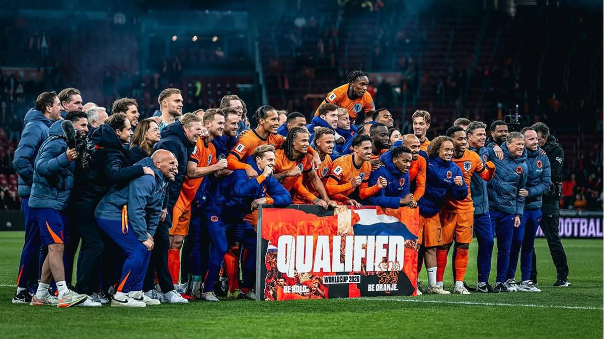 PIALA DUNIA 2026 - Timnas Belanda lolos ke Piala Dunia 2026 setelah mengalahkan Lithuania 4-0 pada Kualifikasi Zona Eropa, Selasa (18/11/2025).