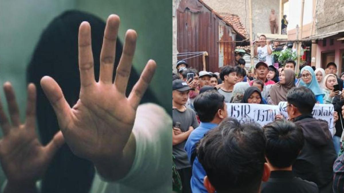 Ustaz Cabul Berkedok Ahli Pengobatan Tradisional di Bandung Didemo, Lancarkan Aksi di Lantai 2 Rumah