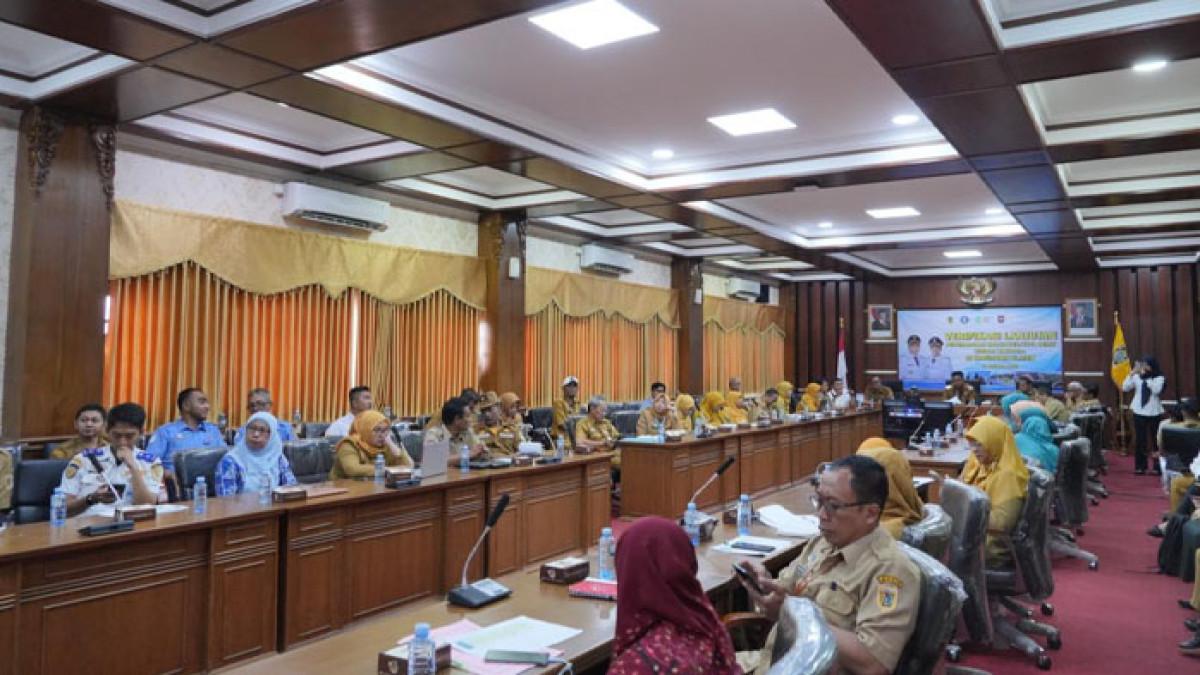 PRESTASI KABUPATEN KLATEN - Verifikasi lanjutan KKS melalui Zoom Meeting di Ruang Rapat Utama Gedung B, Senin (11/8/2025).