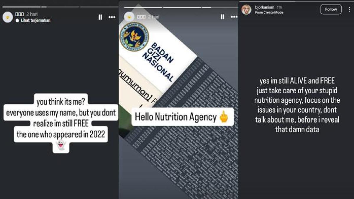 HACKER BJORKA DITANGKAP: Viral aksi polisi tangkap Hacker Bjorka berinisial WFT di Sulawesi Utara. Belakangan akun Instagram Bjorka justru muncul dan mengaku masih bebas berkeliaran.