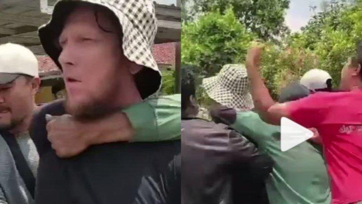 KEJAM BANGET! WNA Asal Amerika Bunuh Mertuanya di Banjar, Leher Korban Berdarah-darah Luka Tersayat
