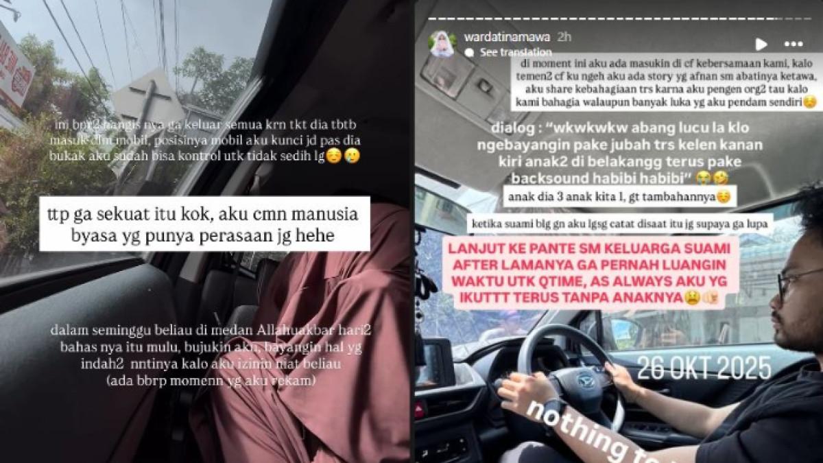 CURHATAN WARDATINA MAWA - Wardatina Mawa kenang momen Insanul Fahmi membujuknya untuk poligami. Ia turut kuak khayalan suaminya tersebut.