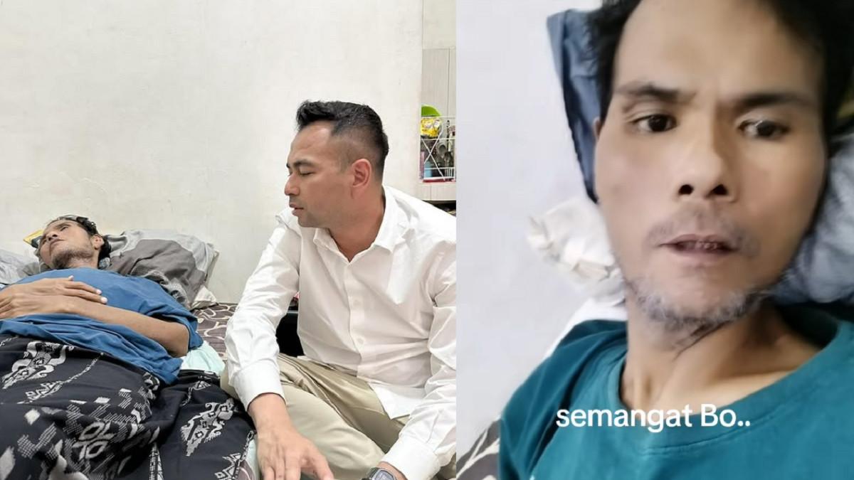 KONDISI FAHMI BO - Raffi Ahmad ungkap kondisi dan foto terbaru Fahmi Bo, foto diambil dari Instagram @raffinagita1717 dan TikTok @fahmibooficial. Warganet prihatin Fahmi Bo terlihat semakin kurus