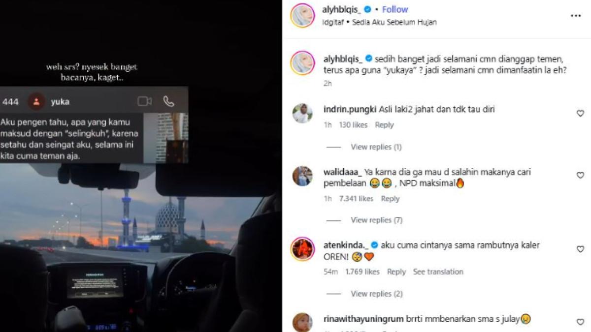 CHAT TERBARU YUKA - Yuka merasa tidak pernah memacari Aya Balqis. Mendengar hal itu, Aya Balqis nyesek.