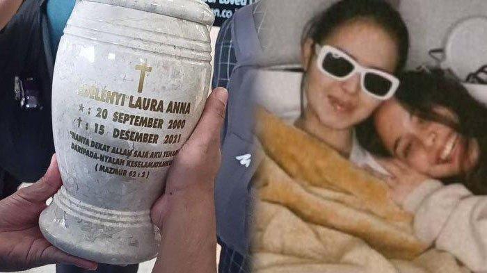 BANJIR Tangis Pelarungan Abu Jenazah Laura Anna, Sisanya akan Disimpan, Kakak: Ada yang Temenin Dulu