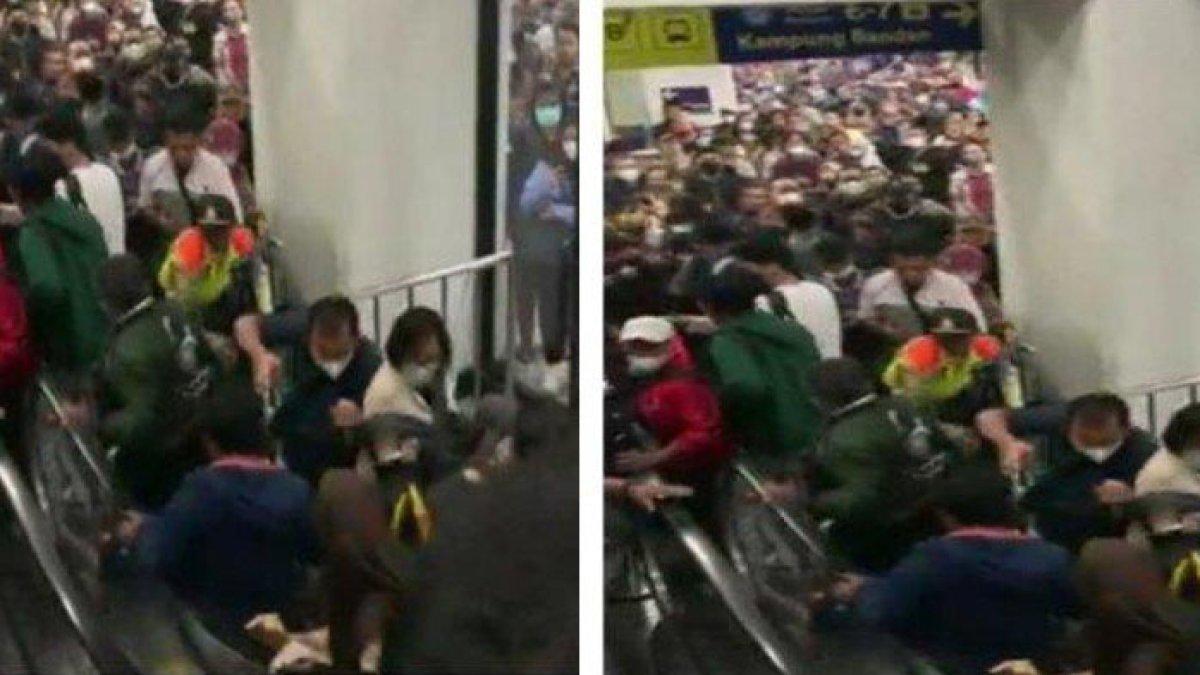 Eskalator Rusak Tiba-tiba Turun, Para Penumpang di Stasiun Manggarai Jatuh, KAI Commuter: Kami Tutup