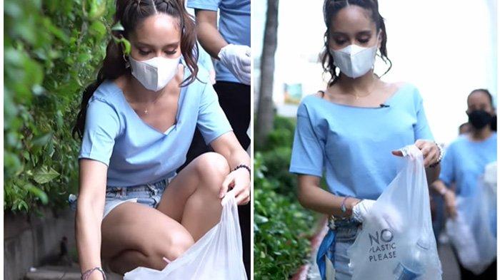 Tak Melenggang Pamer Outfit, Cinta Laura Malah Pungut Sampah di CFW, Reaksi saat Diajak Foto Disorot