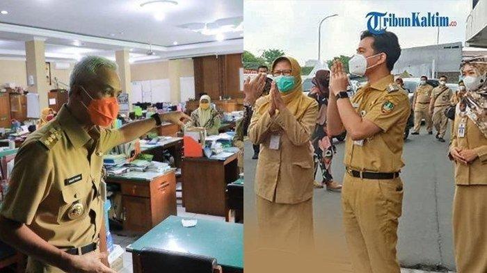 'Masker Kok Gak Dipakai!' Ganjar Pranowo Tegur Guru-guru, Gibran Ikut Murka 'Saya Catat Satu-satu!'
