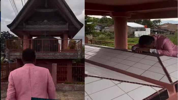 BIASANYA Tegas, Hotman Paris Lemah di Depan Makam Ortu, Nangis & Cium Nisan: 'Bapak, Hotman Datang'
