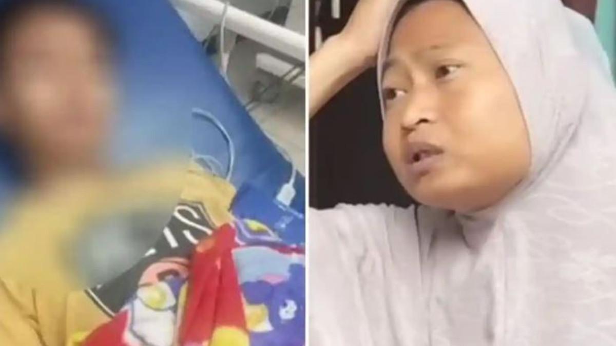 SISWA TEWAS DIBULLY: Tangkapan layar Novianti (kanan), ibunda korban menceritakan perundungan yang dialami sang putra hingga tewas. Terbongkar kejanggalan kasus tewasnya siswa SMPN 19 Tangsel berinisial MH diduga karena dibully. Alibi pihak sekolah beda jauh dari fakta.