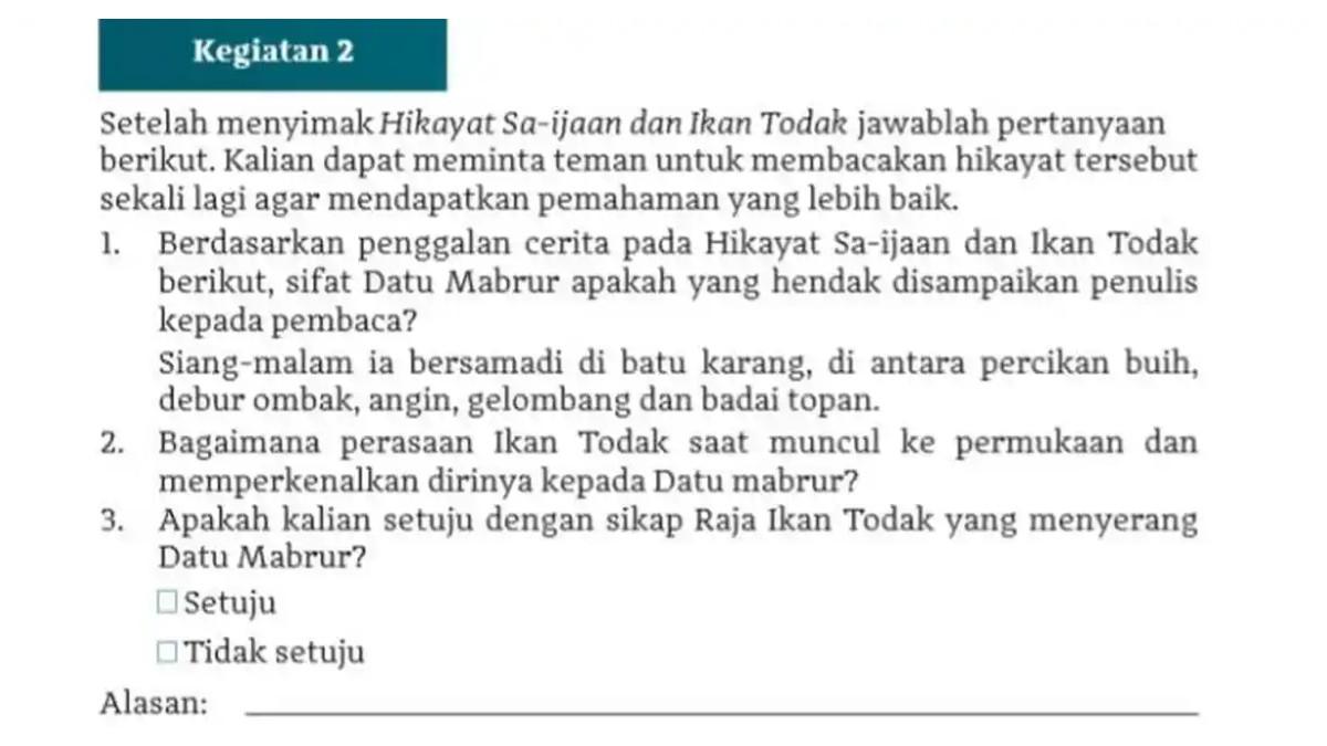 Berikut kunci jawaban Bahasa Indonesia kelas 10 halaman 58 59 Kurikulum Merdeka.