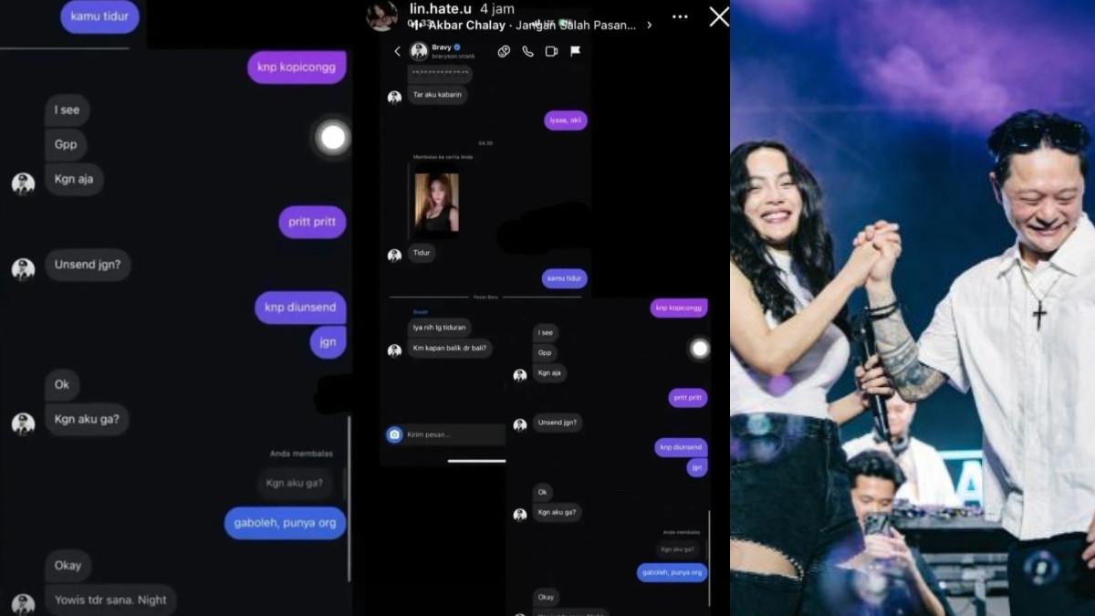 ISI CHAT GENIT - 'Kangen aku gak?' isi chat DJ Bravy genit dengan wanita lain, Erika Carlina hapus foto kebersamaan.