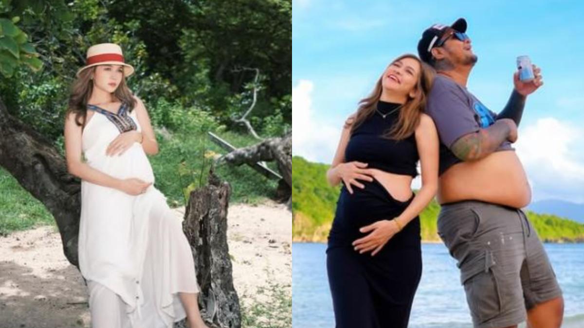 LINDI FITRIYANA HAMIL - Lindi Fitriyana istri Virgoun hamil, pamer baby bump.