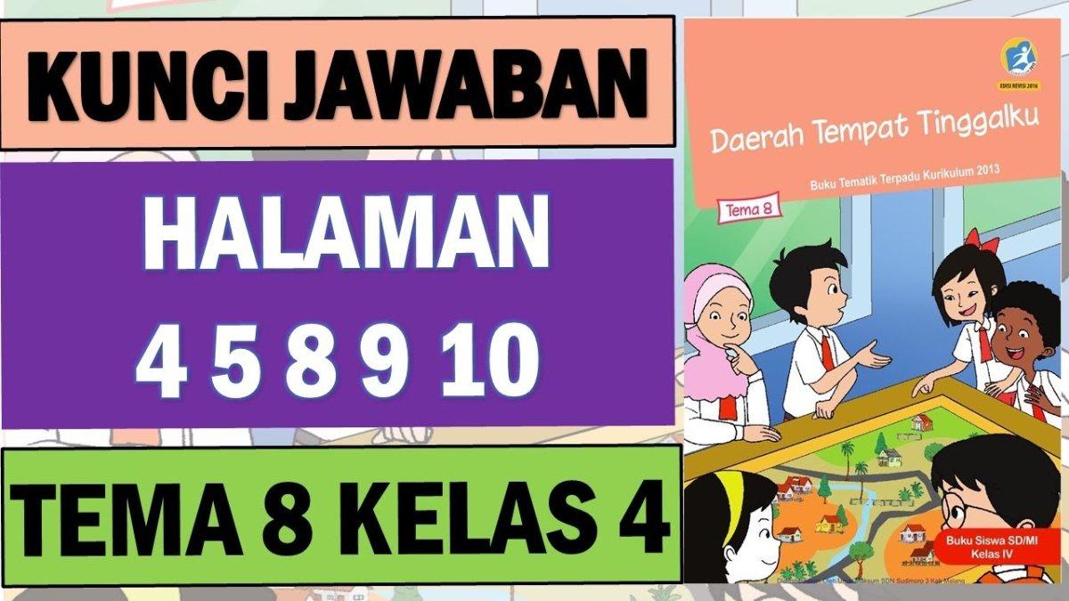 Mari kita siapkan artikel yang menarik dan informatif mengenai soal dan jawaban Tema 8 Kelas 4 SD.