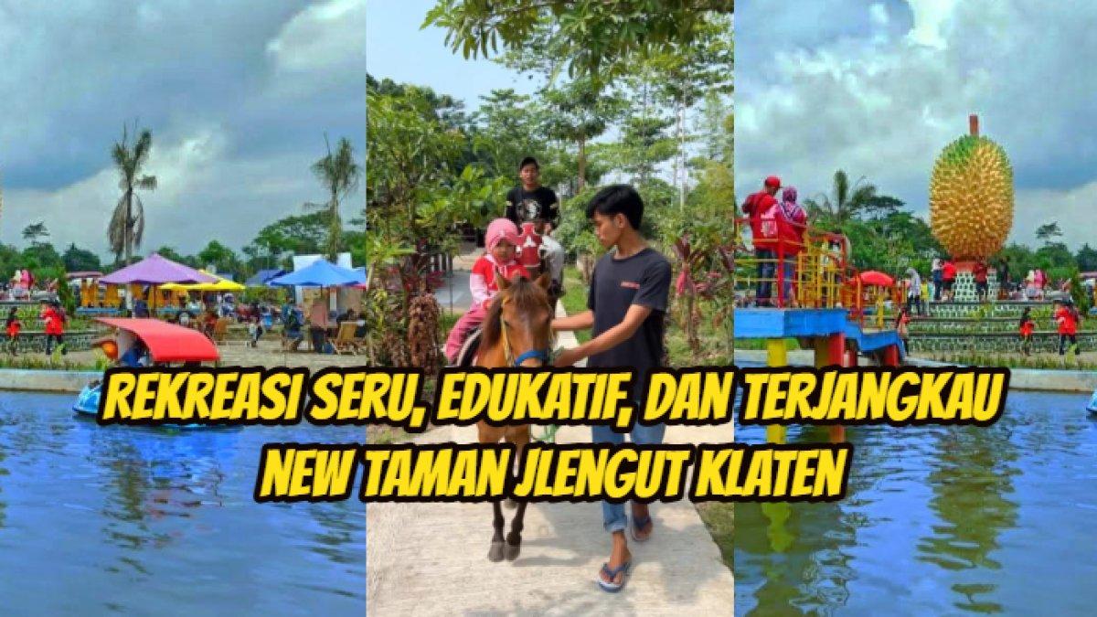 5 Hal Menarik di New Taman Jlengut Klaten, Tempat Rekreasi Murah Meriah dengan Wahana Edukatif