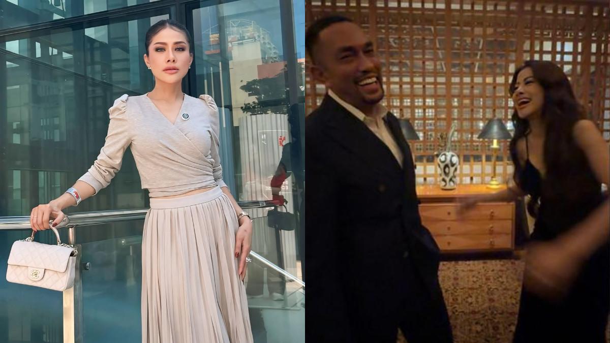 ASRILIA DAN SAHRONI - Foto kebersamaan penyanyi Asrilia dan Ahmad Sahroni yang sempat ramai di media sosial.