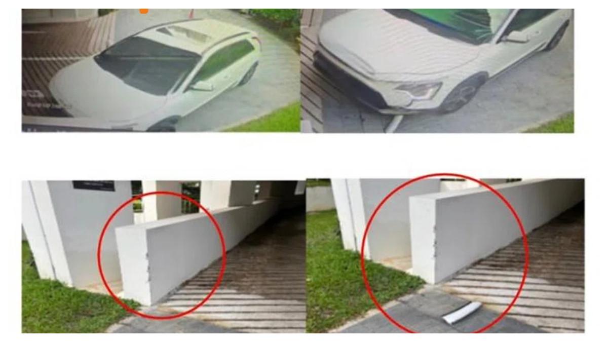 bukti rekaman cctv selama kejadian berlangsung