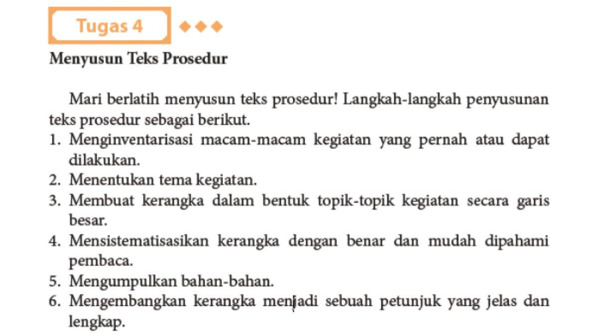 Kunci Jawaban Bahasa Indonesia Kelas 11 Halaman 35: Berlatih Menyusun Teks Prosedur, Ini Contohnya