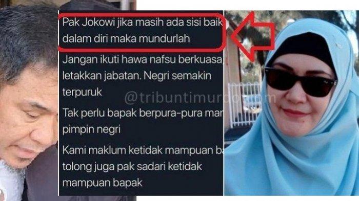 Jejak Digital Lily Sofia di Video Viral Munarman 'Pak Jokowi, Jika Masih Ada Sisi Baikmu, Mundurlah'
