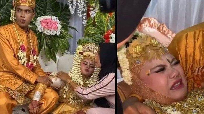 RESEPSI Berubah Kacau Pengantin Wanita Mendadak Ambruk Diduga Kesurupan, Sikapnya Langsung Berubah