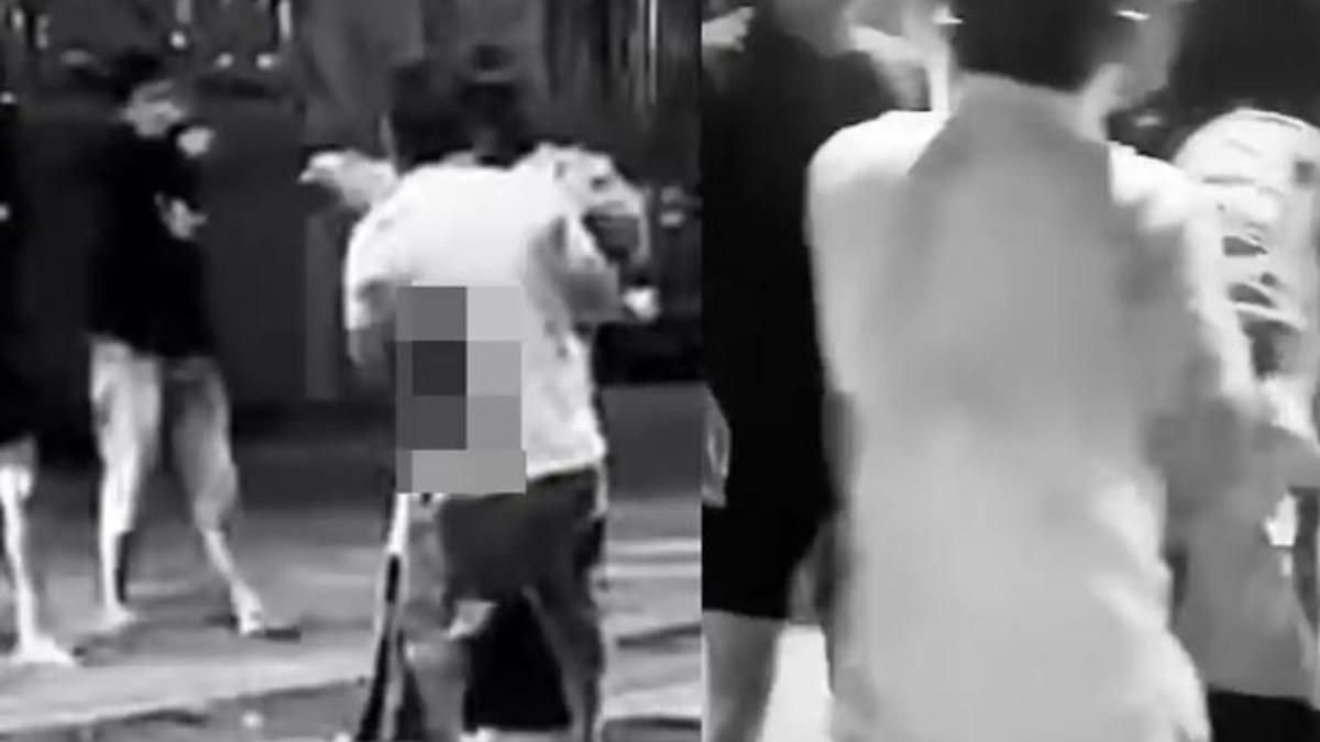 TNI TUSUK SELINGKUHAN - Tangkapan layar video oknum TNI tusuk selingkuhan istri di Makassar.