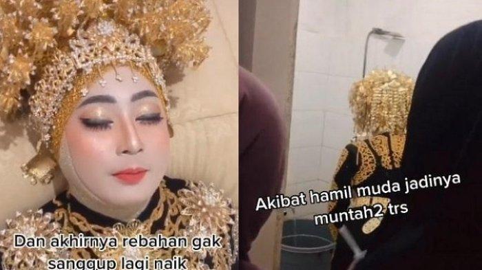 VIRAL Pengantin Wanita Lemas Tak Berdaya Terus Mual dan Muntah, Ternyata Sedang Hamil Muda