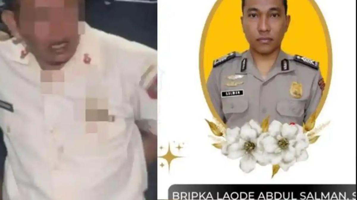 POLISI DITIKAM - Junaido alias JO (43), ditangkap pada Sabtu (15/11/2025) dinihari setelah melakukan penikaman yang menewaskan Bripka LAS (Bripka Laode Abdul Salman).