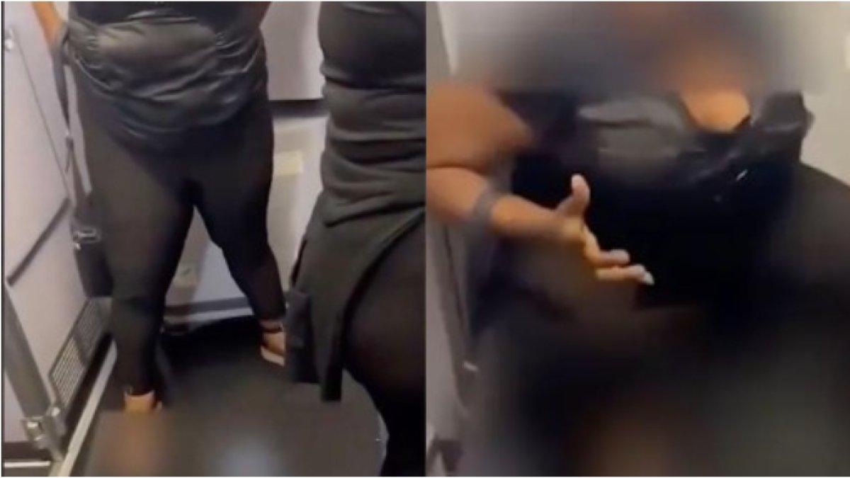 KACAU! Wanita Nekat Pipis di Lantai Pesawat, Kepergok Pramugari yang Merekam: Sudah Ga Tahan!