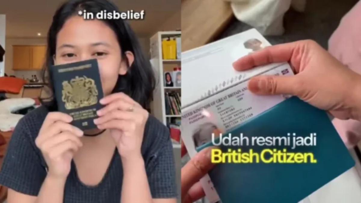 VIRAL PENERIMA LPDP - Tangkapan layar video wni yang pamer denaturalisasi anaknya jadi Warga Negara Inggris.