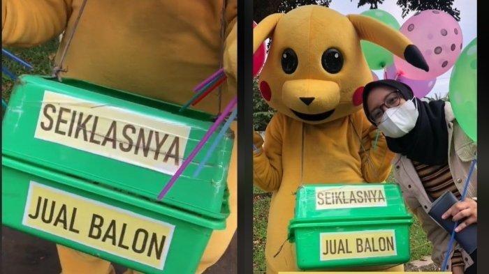 VIRAL Badut Penjual Balon Pasang Harga Seikhlasnya untuk Pelanggan, Kini Dapat Rezeki Tak Terduga