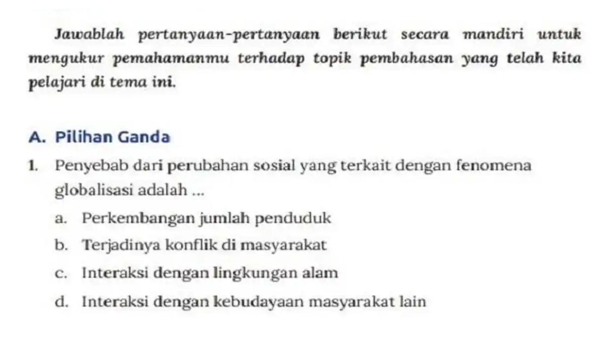 Buku IPS Kelas 9 Halaman 59 Kurikulum Merdeka. Berikut kunci jawaban mata pelajaran Ilmu Pengetahuan Sosial (IPS) kelas 9 halaman 59-62 Kurikulum Merdeka.