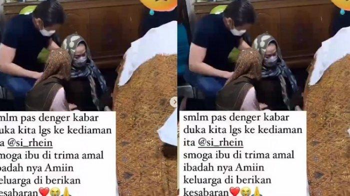 Syahrini dan Reino Barack Berduka, Duduk Bersimpuh di Samping Jenazah: Semoga Ibu Diterima Amalnya