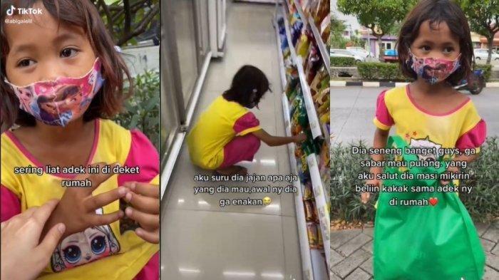 VIRAL Pemulung Cilik Hanya Minta Air Mineral di Supermarket, Padahal Dibolehkan Ambil Jajan Semaunya