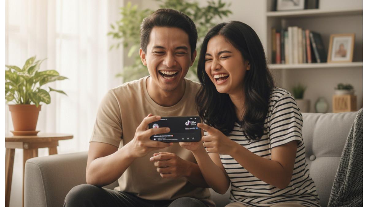 TikTok Lite bikin aktivitas rebahan makin produktif, nonton video, dapat saldo e-wallet.