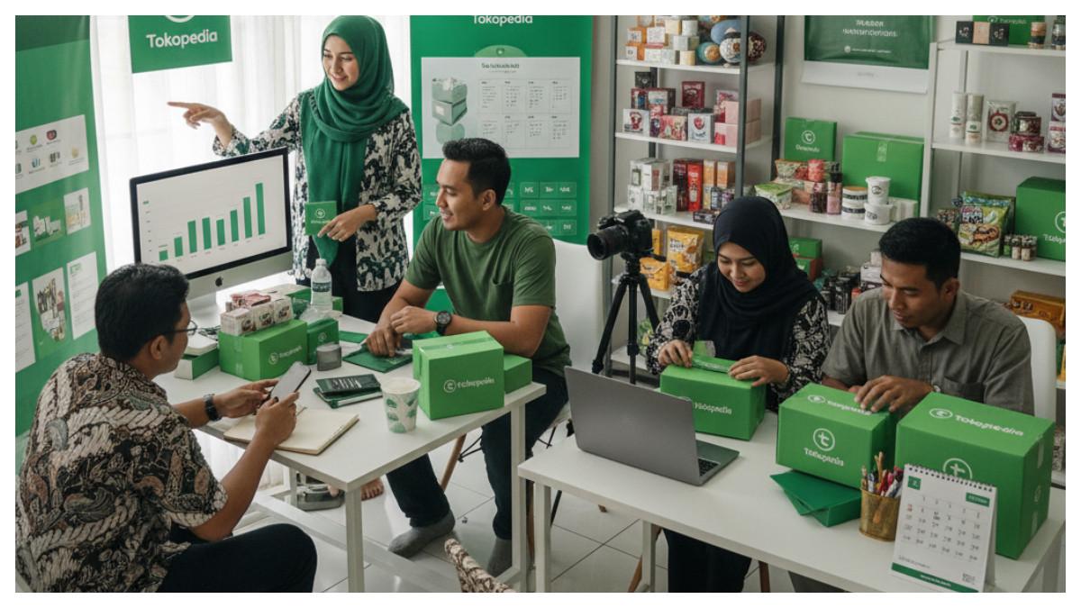 Gampang banget! Cuma modal HP dan niat, kamu udah bisa buka toko di Tokopedia dan mulai jualan online biar cuan ngalir.