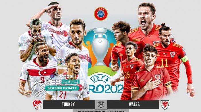 LIVE STREAMING Turki vs Wales Euro 2020, Tonton Aksi Pamungkas Aaron Ramsey dan Gareth Bale Cs