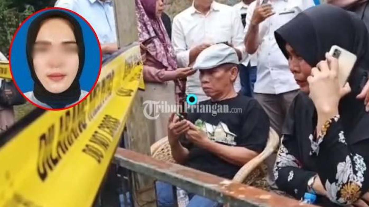 PEMBUNUHAN WANITA DI PURWAKARTA: Suasana saat orangtua Dea Permata Karisma di TKP pembunuhan, Selasa (12/8/2025). Sosok terduga pembunuh Dea Permata Karisma, wanita di Purwakarta tengah jadi sorotan. Disinyalir pelaku meninggalkan jejak di TKP.