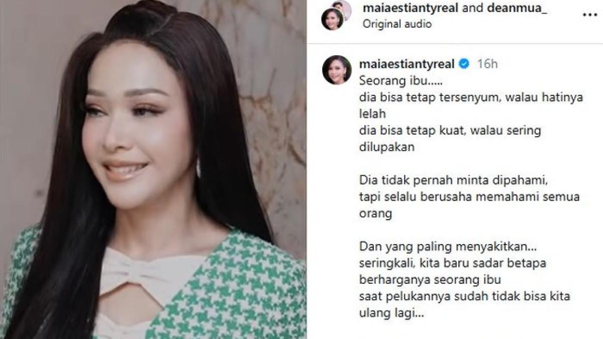 KABAR ARTIS - Unggahan Maia Estianty soal isi hati seorang ibu.