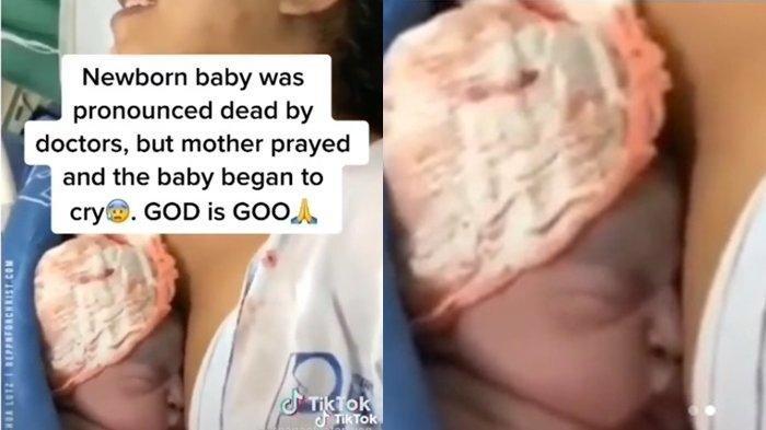 MUKZIJAT Bayi Baru Lahir Meninggal, Kembali Menangis Setelah Didekap Erat Ibunya Sambil Meraung