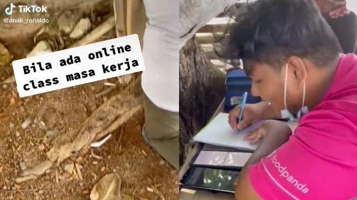 Viral Kisah Pemuda Tekun, Kuliah Online Sekaligus Kerja Antar Makanan, Ini Cerita Lengkapnya