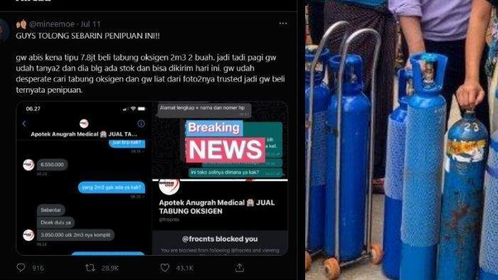 WASPADA Wanita Ini Kena Tipu Rp 7,8 Juta Beli Tabung Oksigen Online, Ini Modusnya, Jangan Tertipu!