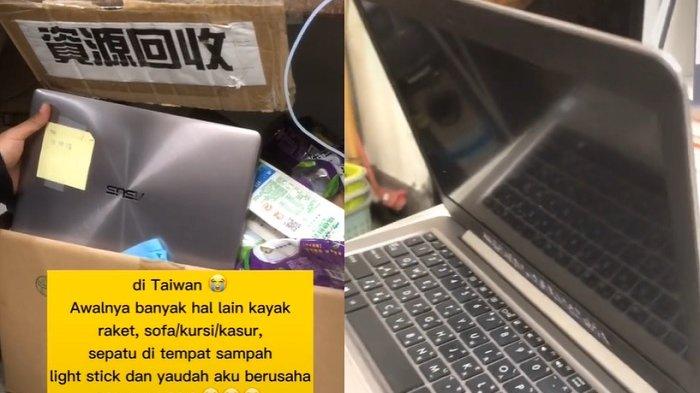 AUTO Mulung! Viral Video Tempat Sampah Isi Sofa hingga Laptop Core i7, Ini Kesaksian Pengunggah