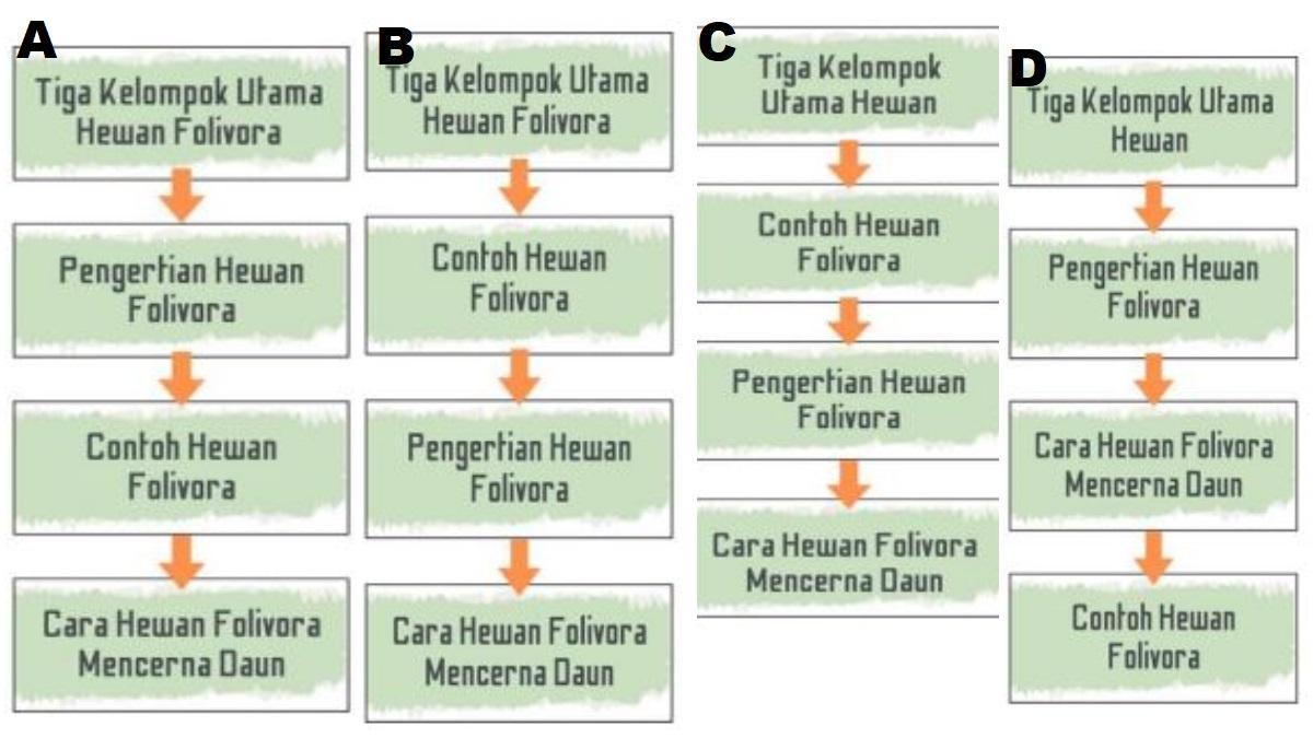 Bagan mana yang sesuai untuk menggambarkan informasi pada teks tersebut?