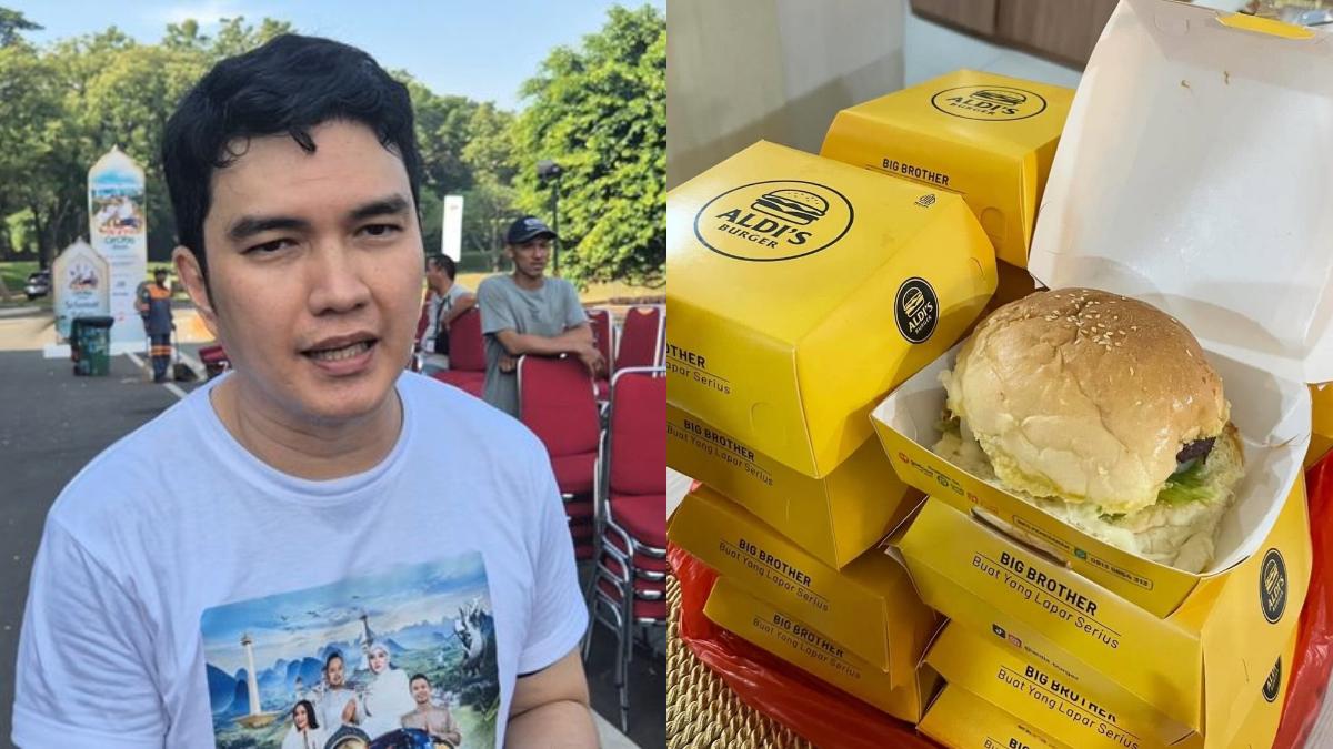 Pembeli Aldi's Burger Milik Aldi Taher Disiram Air oleh Warga saat Antre, Tetap Rela Panas-panasan