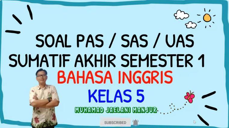 15+ Contoh Soal UAS, PAS Bahasa Inggris Kelas 5 SD/MI Semester 1 Kurikulum Merdeka: Telling The Time